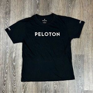 Peloton Century 100 Black T-Shirt Size L EUC